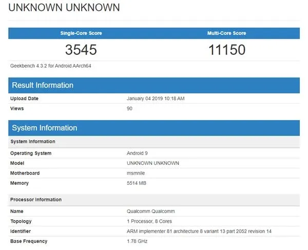 snapdragon 855 a