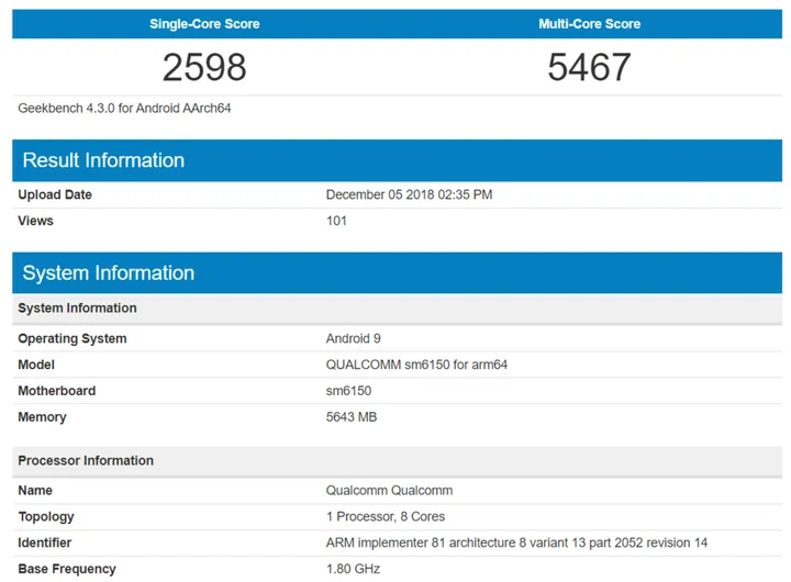 snapdragon sm6150