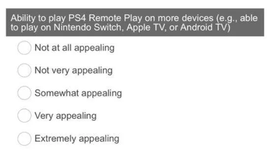 sony sondage playstation