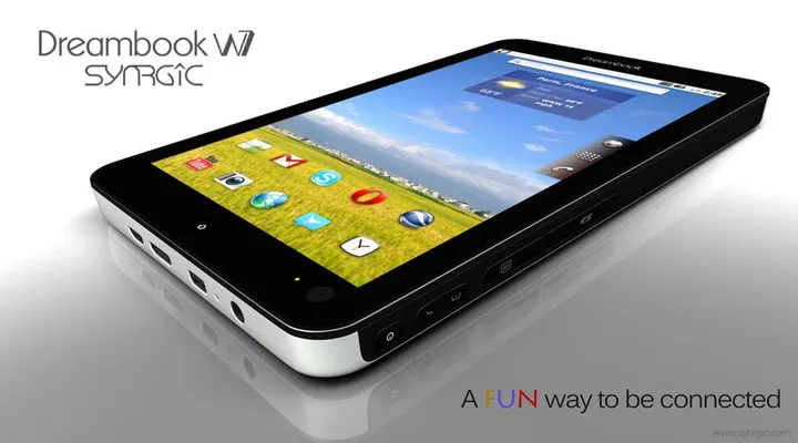 synrgic dreambook w7 android tablet 8