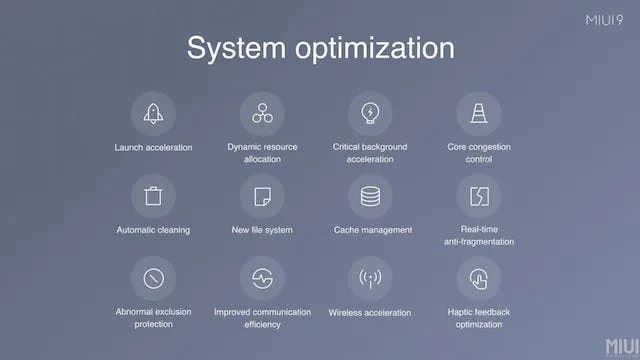 system optimisation
