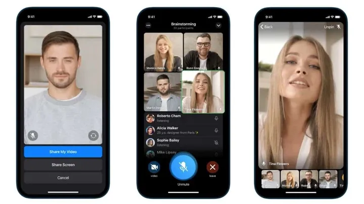 telegram group video calls image