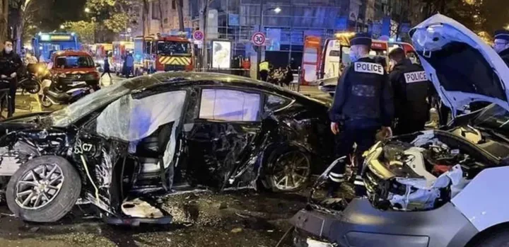 tesla accident