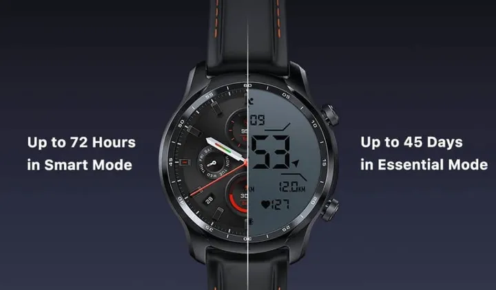 ticwatch pro 3 gps battery life