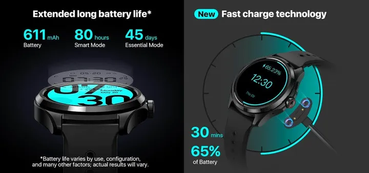 ticwatch pro 5 battery