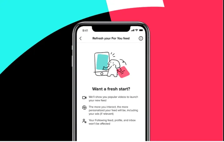 tiktok refresh feature