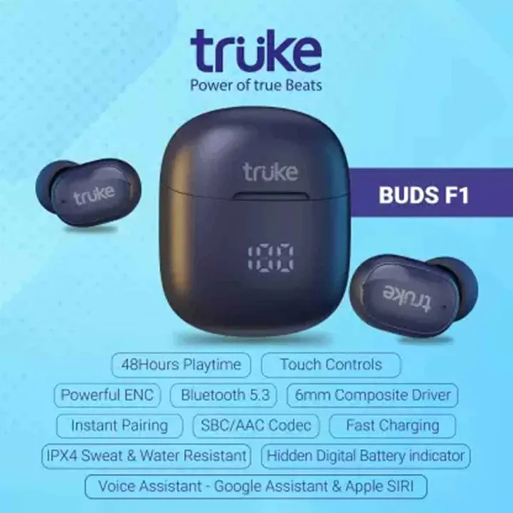 truke f1 buds features