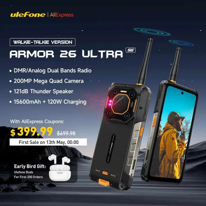 ulefone armor 26 walkie talkie version 1
