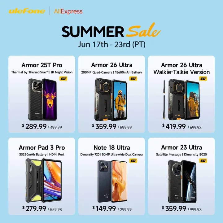 ulefone summer sale 3
