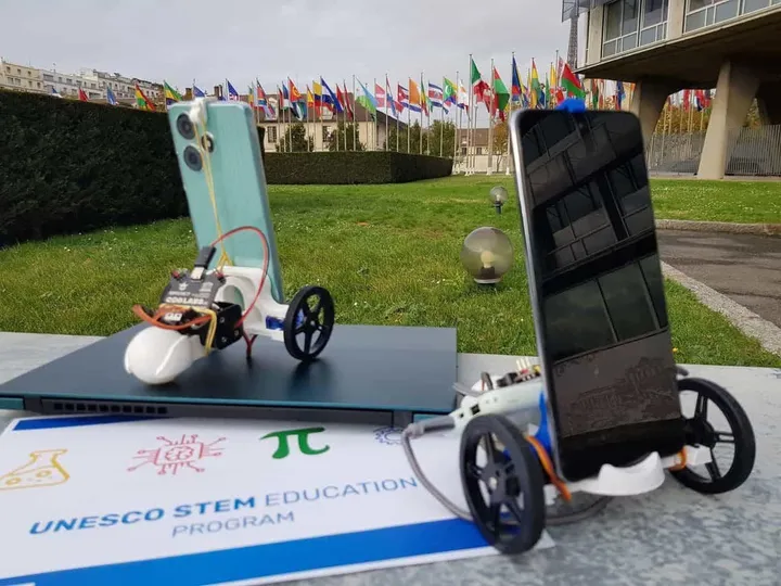 unescos coglab educational robot at unesco headquarters