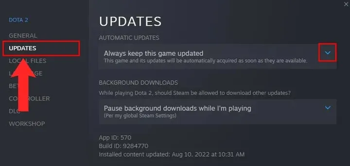 updating steam games