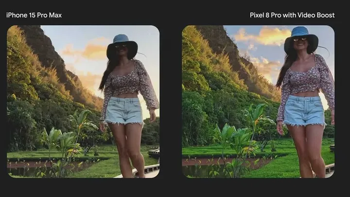 video boost pixel 8 pro