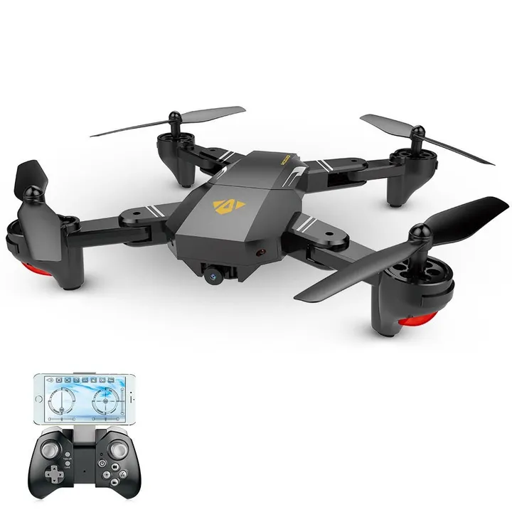 visuo xs809w 24g foldable rc quadcopter wifi fpv selfie drone rtf 01