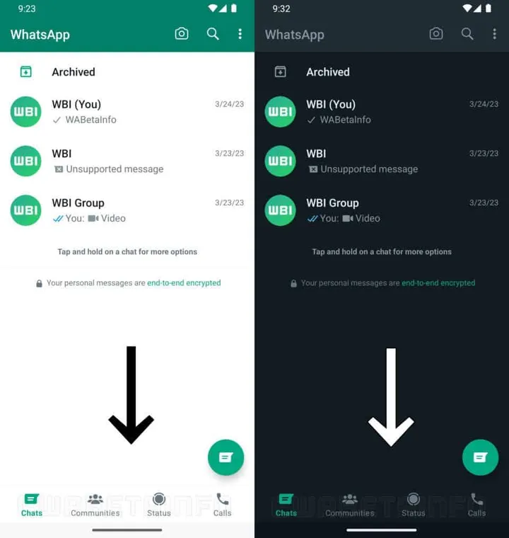 wa bottom navigation bar new interface android 960x1013 1