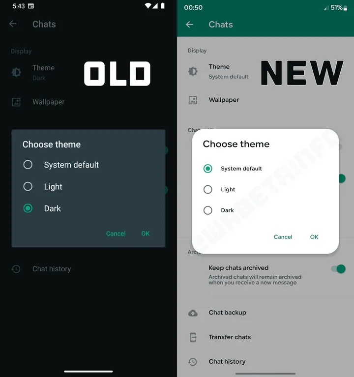 wa rounded alerts material design 3 android