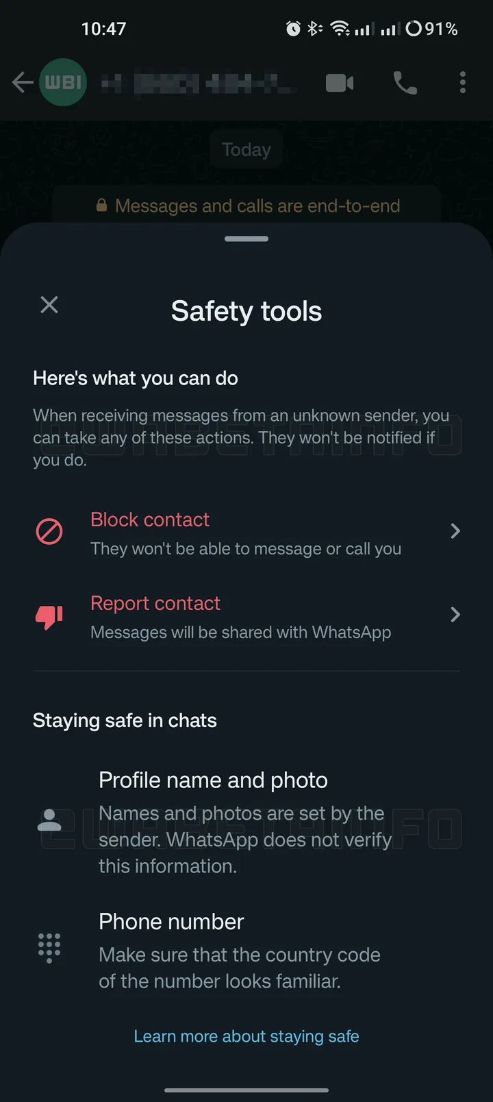 wa safety tools android