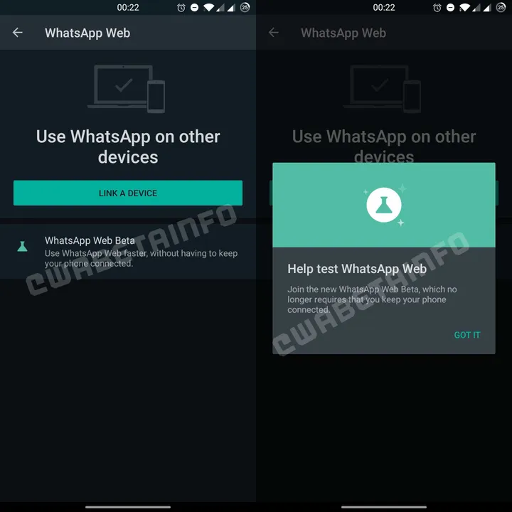 wa web beta 1 android