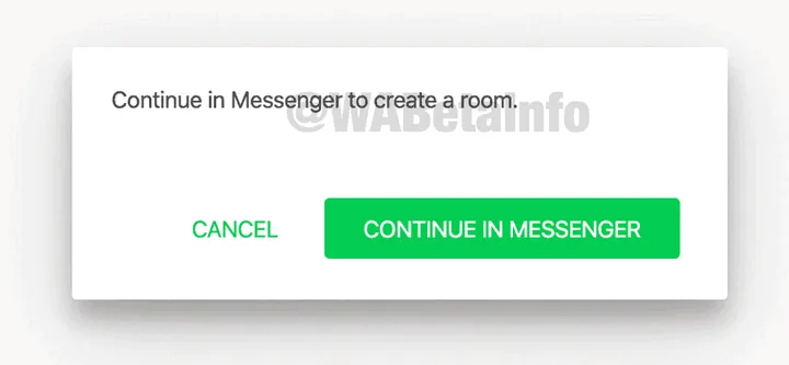 waweb continue messenger rooms
