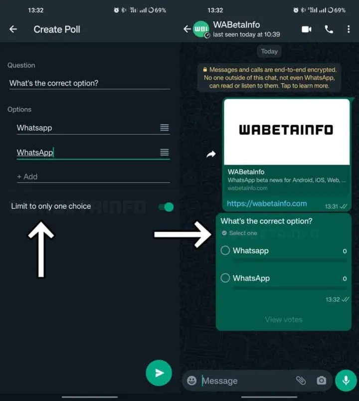 whatsapp a