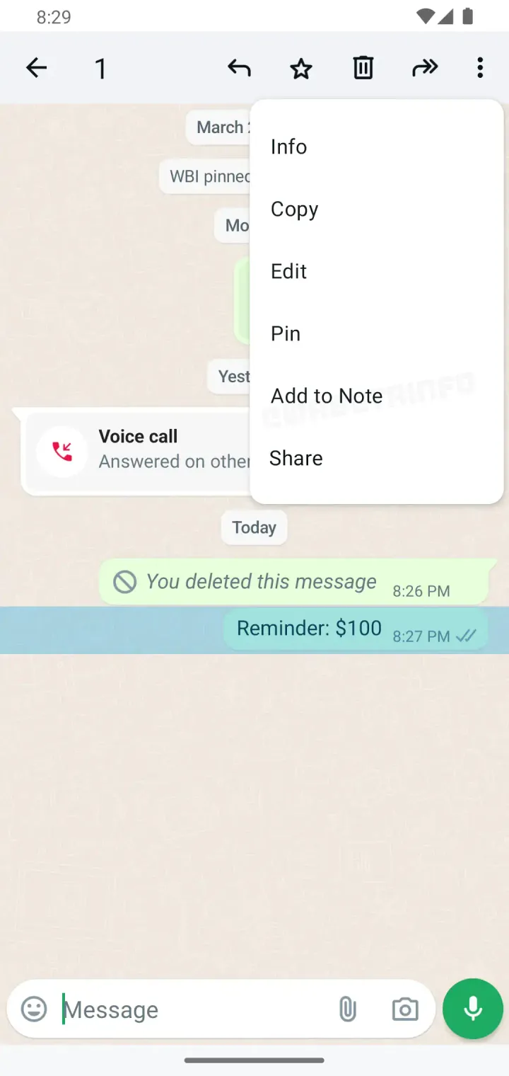 whatsapp beta 1 1