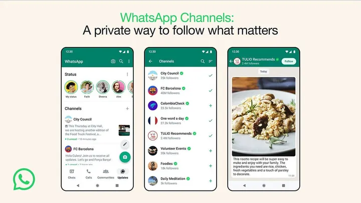 whatsapp channels