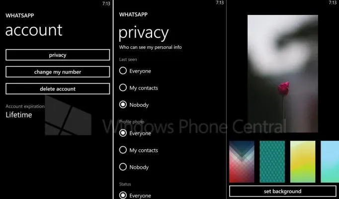 whatsapp privacy