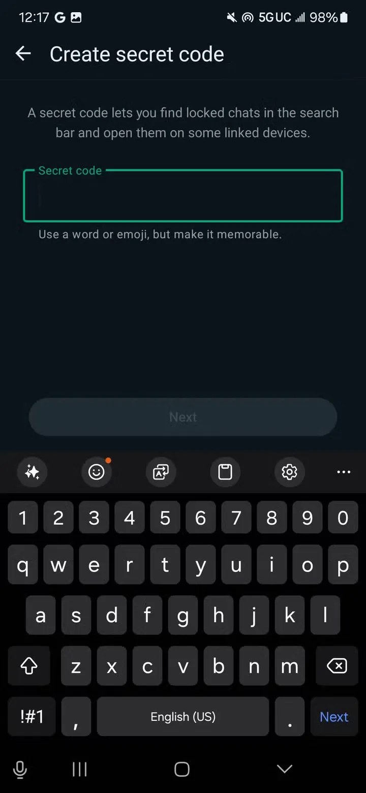 whatsapp secret code1