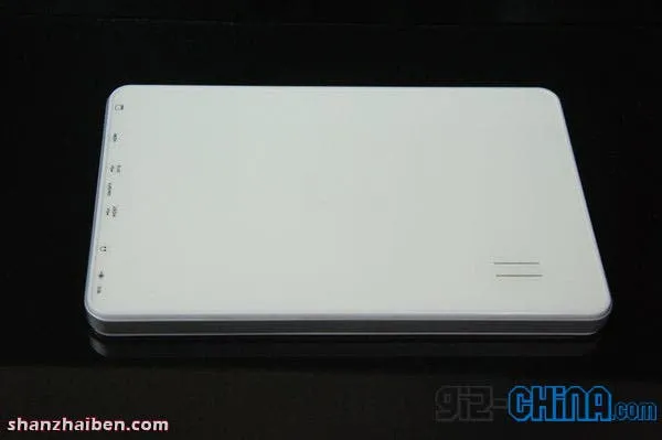 white dropad android tablet rear