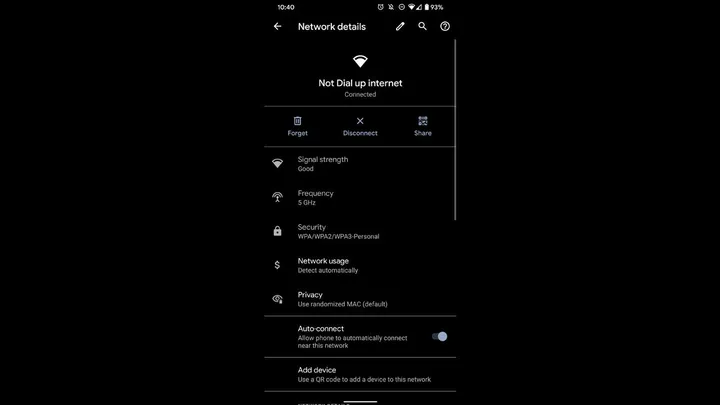 wifi settings on android