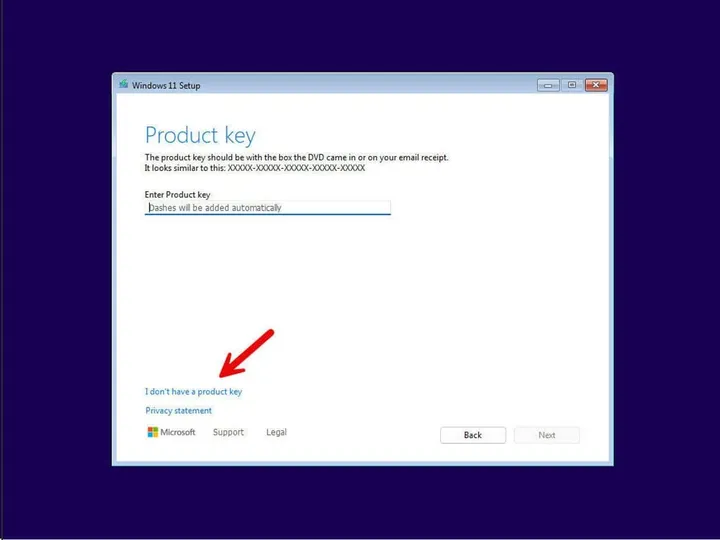 windows 11 24h2 setup product key