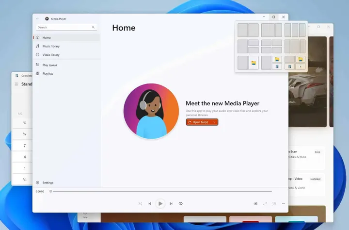 windows 11 snap layouts ai