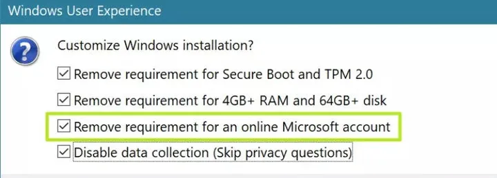 windows installtion via usb drive 3