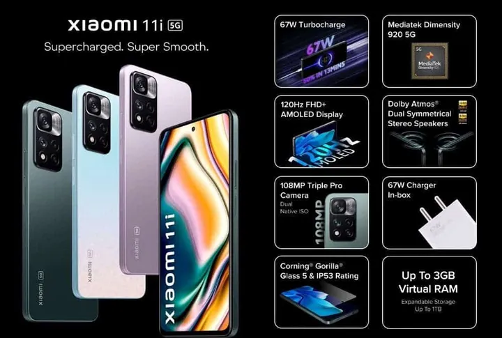 xiaomi 11i features