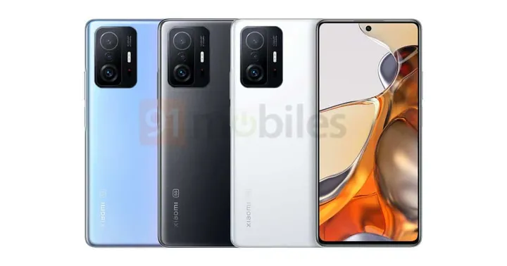 xiaomi 11t xiaomi 11t pro renders colors