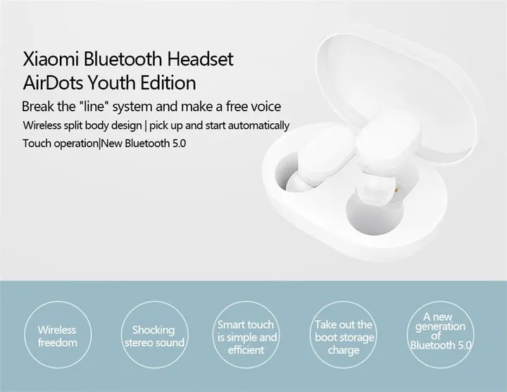 xiaomi airdots bluetooth earphones 1