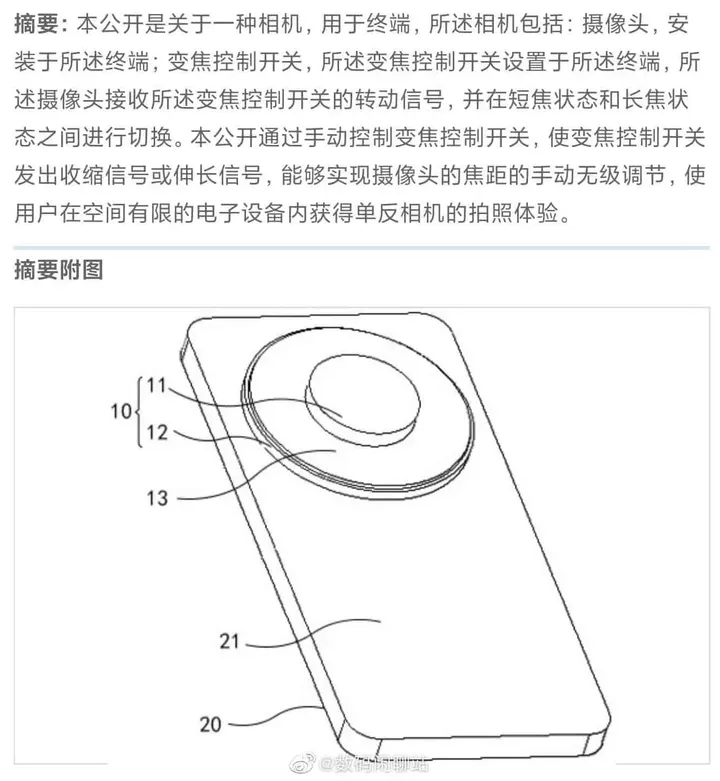 xiaomi dslr like smartphone camera system patent
