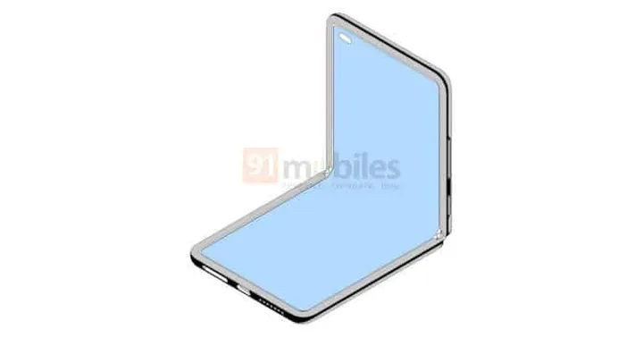 xiaomi flip phone folded
