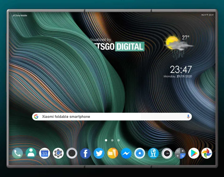 xiaomi foldable pphone d