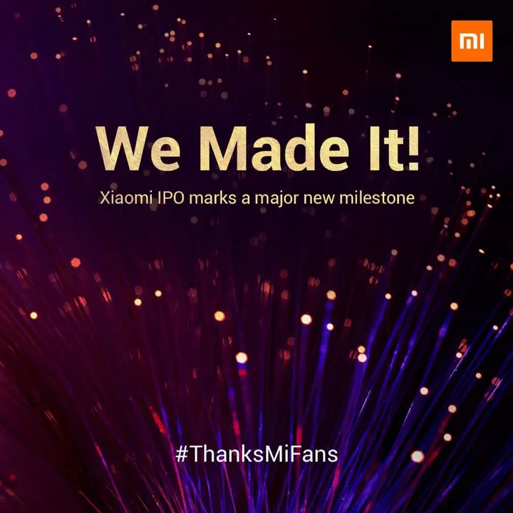xiaomi hong kong listing