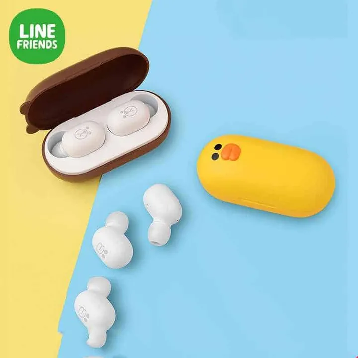 xiaomi line friends tws waterproof earphone wireless bluetooth 5 0 earphone mini earbuds with mic chargingjpg q50 2