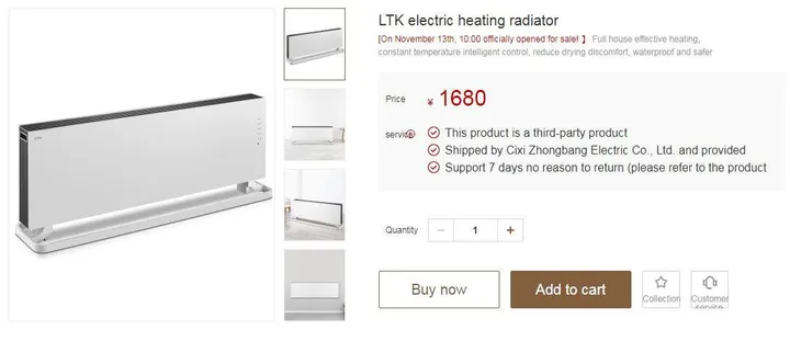 xiaomi ltk heating radiator gizchina