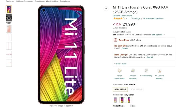 xiaomi mi 11 lite