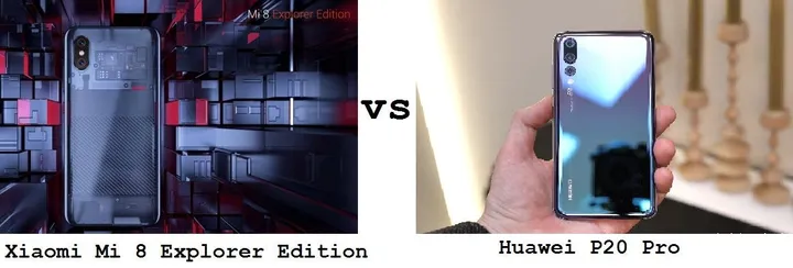 xiaomi mi 8 vs huawei p20 pro
