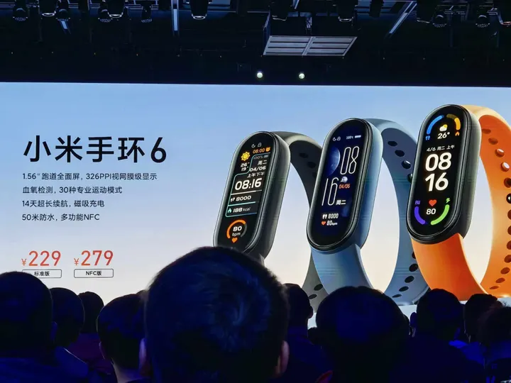 xiaomi mi band 6 launch f