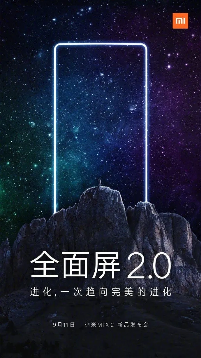 xiaomi mi mix 2 official launch