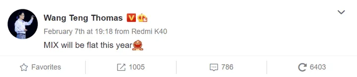 xiaomi mi mix 4 offical