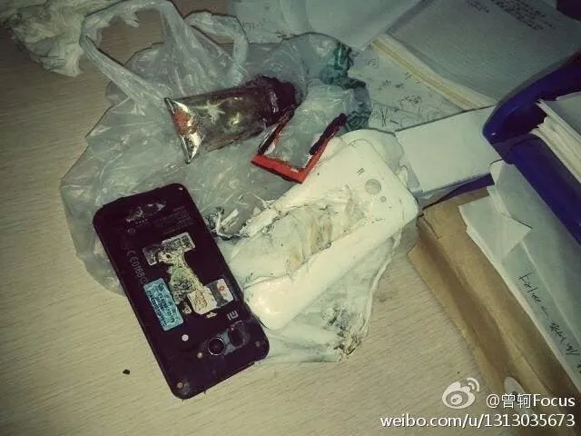 xiaomi mi2 battery explodes