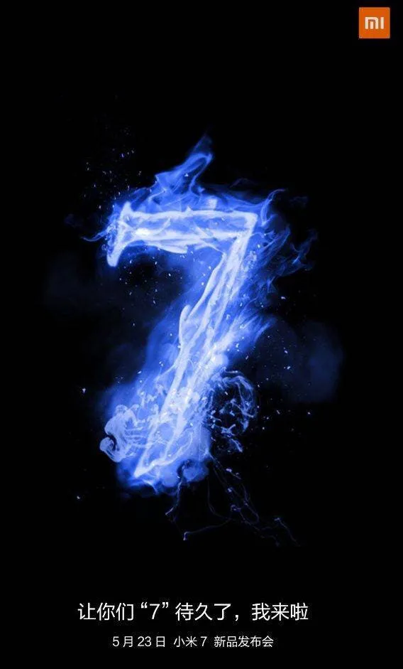 xiaomi mi7 release poster