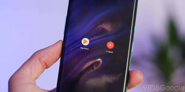 youtube music and google play music icons 2