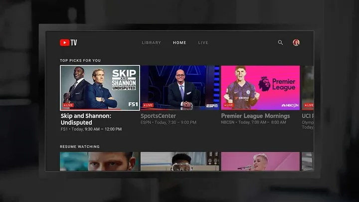 youtube tv on fire tv